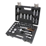 Beta BW 913E/C33 Assortimento di 28 chiavi a bussola esagonali e 5 accessori, in cassetta di plastica 009136133