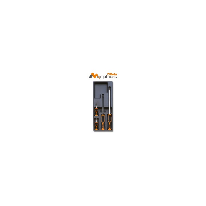 Beta T204MH Termoformato rigido in ABS giraviti Morphos per viti con impronta Phillips® 024240242