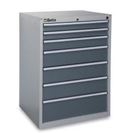 Beta C35/7GM Cassettiera fissa industriale con 7 cassetti 035000172