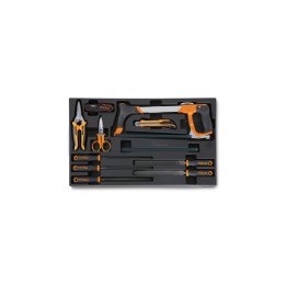 Beta T284 Termoformato rigido in ABS con lime e utensili da taglio 024240284