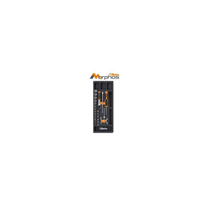 Beta M91MH Vassoio morbido in EVA bussole esagonali da 1/4" 024500098