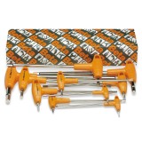 Beta 96T/AS10 Serie di 10 chiavi maschio esagonale piegate con impugnatura di manovra (art. 96T/AS) 000960683