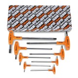 Beta 96T/S8 Serie di 8 chiavi maschio esagonale piegate con impugnatura di manovra (art. 96T) 000960933