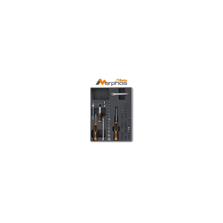 Beta T85MH Termoformato rigido in ABS con bussole esagonali e inserti da 1/4" 024240088
