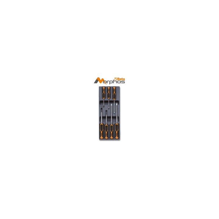 Beta TV180MH Termoformato rigido in ABS giraviti Morphos per viti lama piatta e Phillips® 024000711