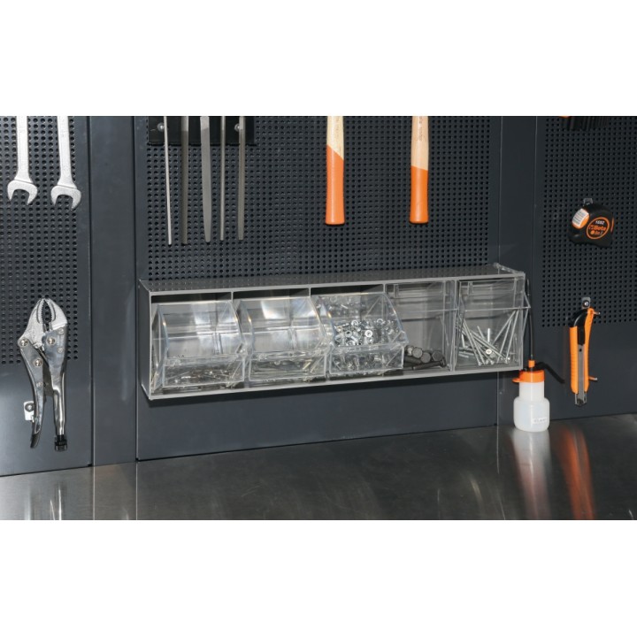 Beta PM/5C Portaminuterie a 5 vaschette in materiale plastico, con supporto 088880450