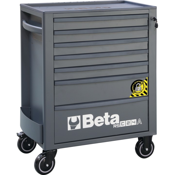 Beta RSC24A/7-O Cassettiera porta attrezzi 7 cassetti, con sistema antiribaltamento 024004171
