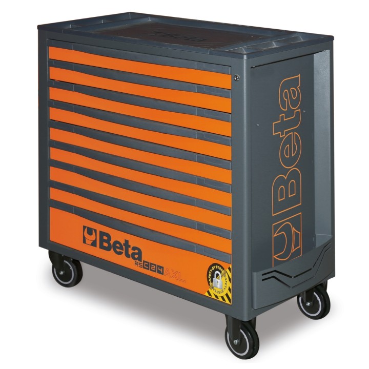 Beta RSC24AXL/9-O Cassettiera porta attrezzi 9 cassetti, con sistema antiribaltamento, modello lungo 024004291