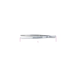 Beta 994TF Pinzetta a molla, antiacido antimagnetica a punte larghe diritte arrotondate, zigrinate in acciaio inossidabile 00994