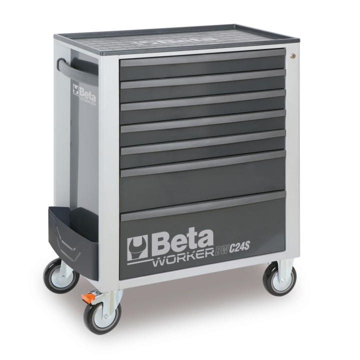 Beta BW 2400S7-G/5M Cassettiera mobile con sette cassetti e assortimento di 262 utensili 024006852