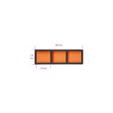Beta VPM7 Vassoio morbido in EVA con 3 vaschette portaminuterie per cassettiere fisse C45PRO 088870356