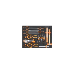 Beta MB65 Vassoio morbido in EVA utensili a percussione, lime, pinze per anelli elastici ed autobloccanti 024504265