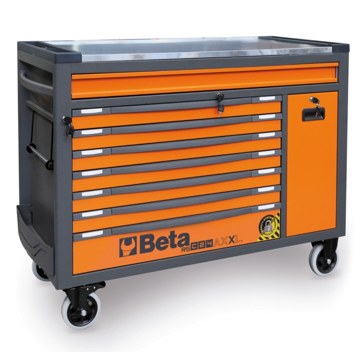 Beta RSC24AXXL-R Cassettiera mobile 8 cassetti con sistema antiribaltamento, modello lungo 024004783