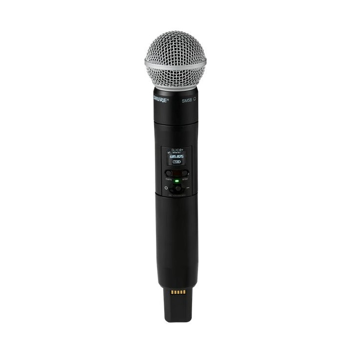 Shure SLXD2+/58--G65 - trasmettitore portatile con capsula SM58 (470–606 MHz)