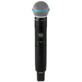 Shure SLXD2+/B58--G65 - trasmettitore portatile con capsula Beta® 58A (470–606 MHz)