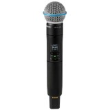 Shure SLXD2+/B58--G65 - trasmettitore portatile con capsula Beta® 58A (470–606 MHz)
