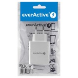 Caricabatterie EVERACTIVE SC-400 4 x USB 5A bianco