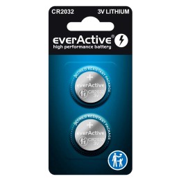 Batterie al litio everActive CR2032 - blister 2 pz