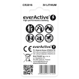Batterie al litio mini everActive CR2016 blister 2 pz.
