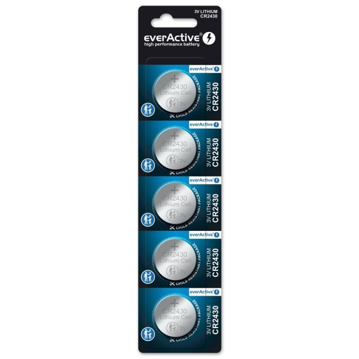 Batteria al litio mini everActive CR2430 5 pz.