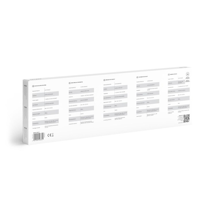 Savio KB-02 tastiera Home/Office USB QWERTY nero