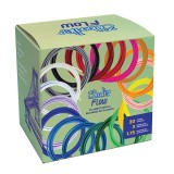 3Doodler Filament FLOW 20 PLA 20 Farben Confezione di ricarica Acido polilattico (PLA) nero blu verde scuro rosa scuro oro verde