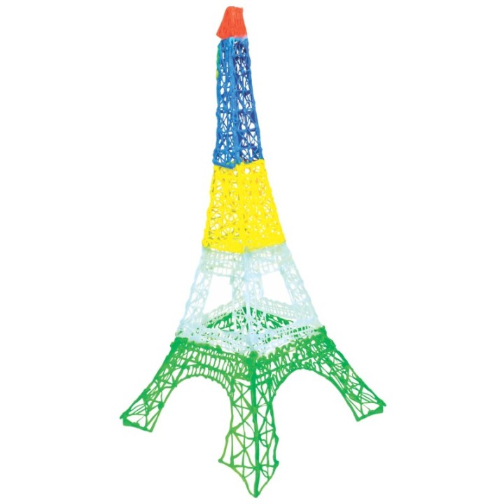 3Doodler Start Eco Plastic - Fire and Ice Mixed Bag 250 plastica compostibile arancione turchese bianco giallo 1 g