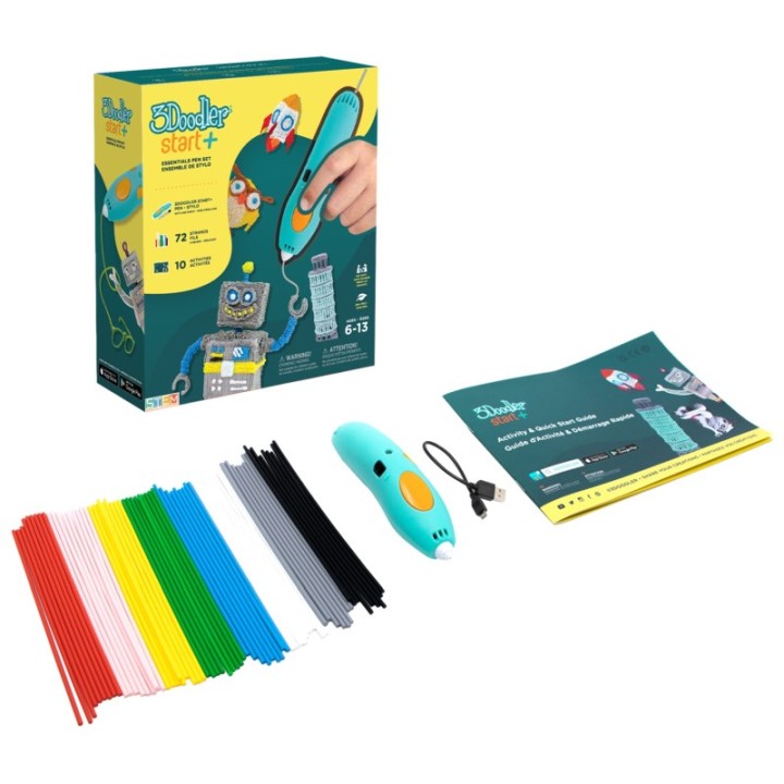 3Doodler Start Plus 3D penna 0.77 mm turchese giallo