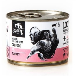 3COTY 07. Tacchino - cibo umido per gatti - 180g