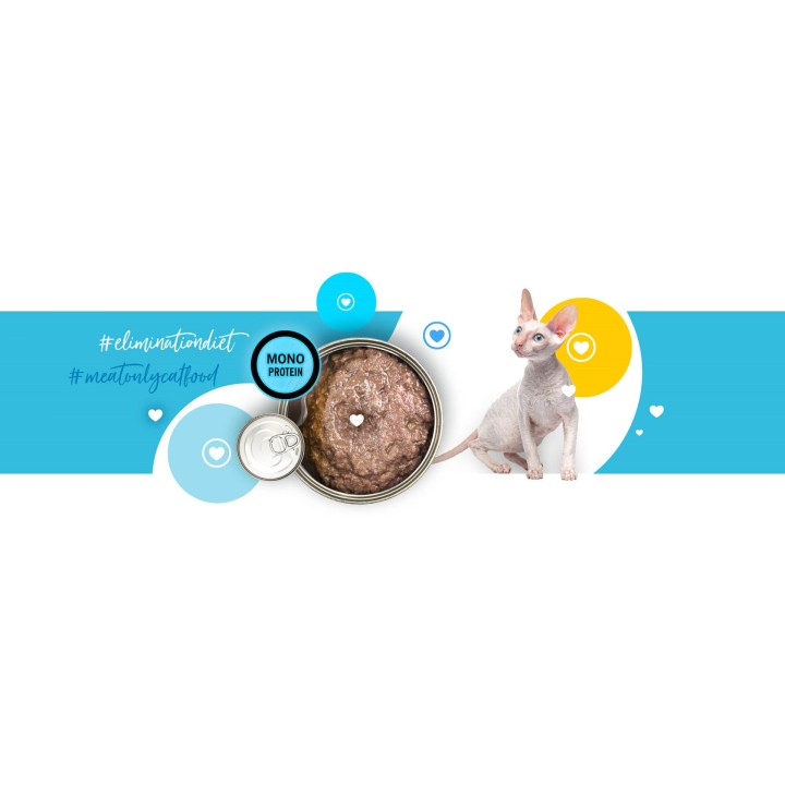 3COTY 180. Anatra - cibo umido per gatti - 180g