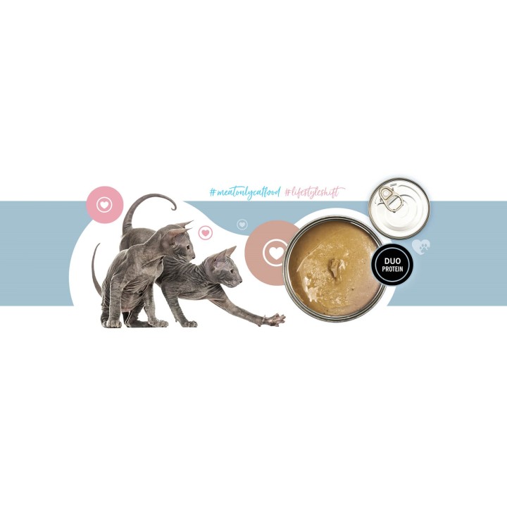 3COTY 41. Tacchino e pollo per gattini - cibo umido per gatti - 180g
