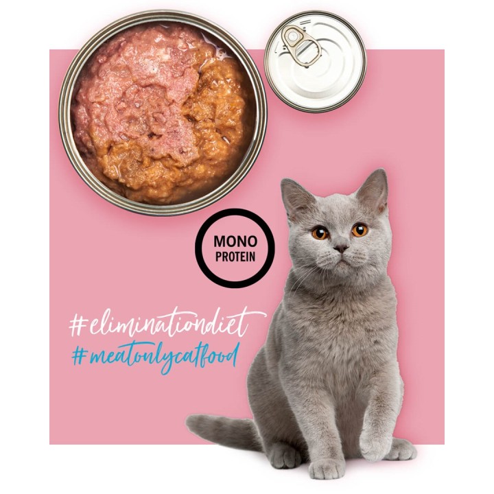 3COTY Tacchino - cibo umido per gatti - 80g