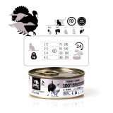 3COTY Tacchino con oca Per gattini - cibo umido per gatti - 80g