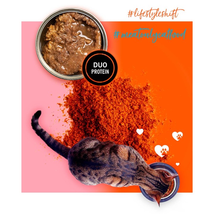 3COTY Tacchino con krill - cibo umido per gatti - 80g