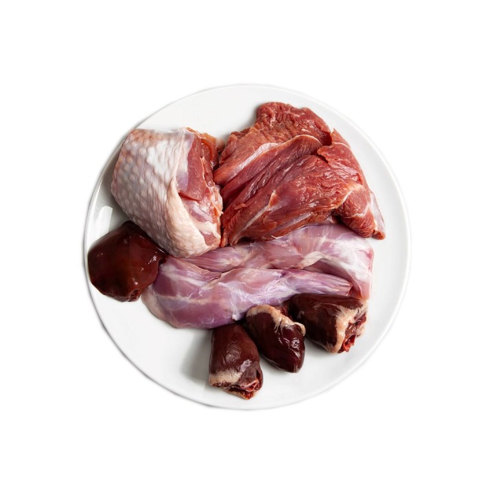 3COTY Tacchino con coniglio - cibo umido per gatti - 80g