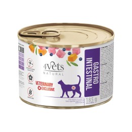 4VETS Natural Gastro Intestinal Gatto - cibo umido per gatti - 185 g