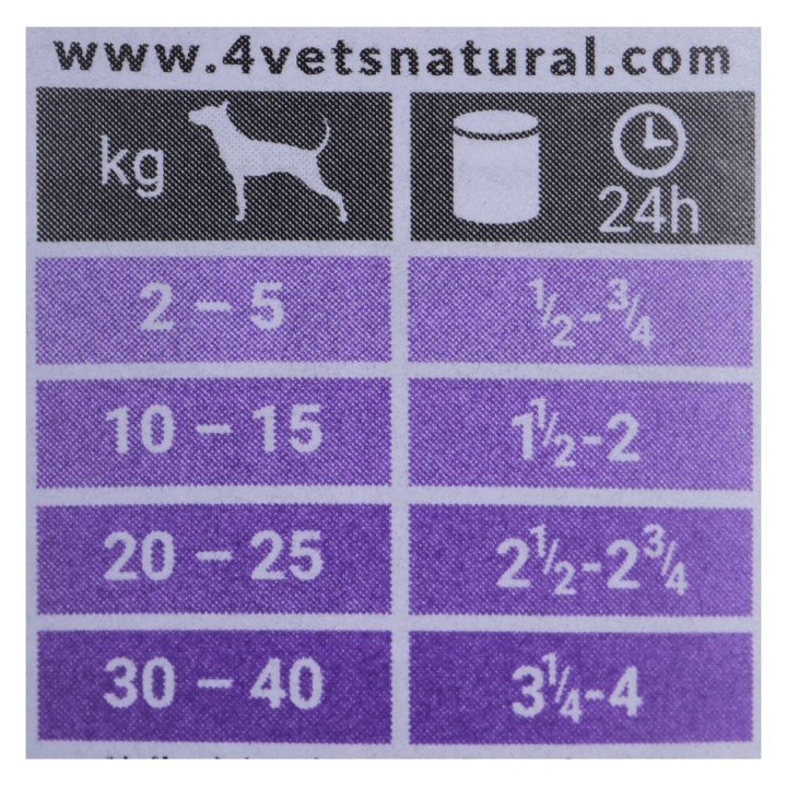 4VETS Natural Gastro Intestinal Cane - cibo umido per cani - 400 g
