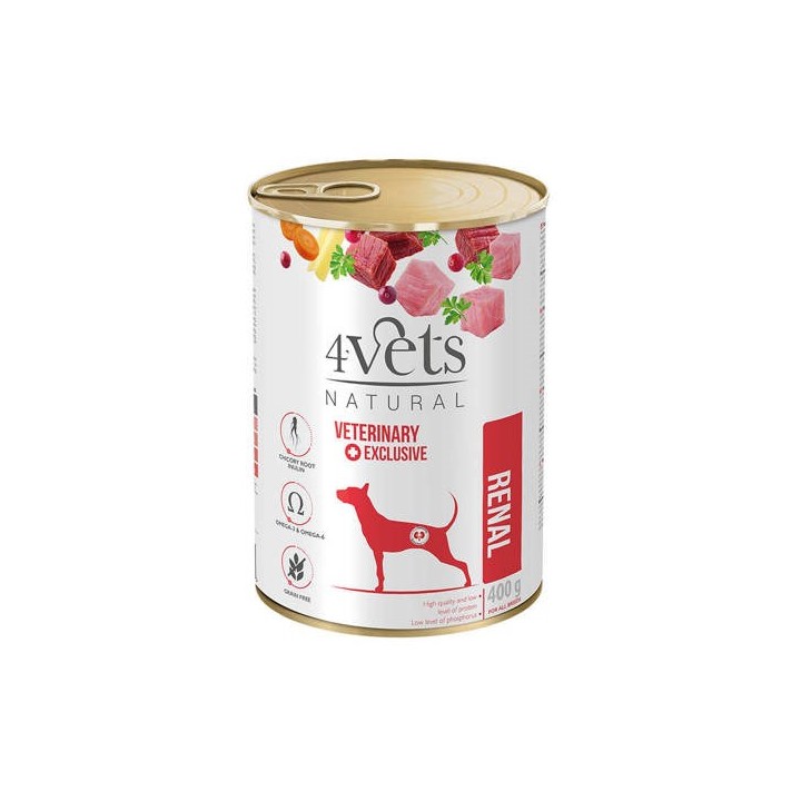 4VETS Natural Renal - cibo umido per cani - 400g