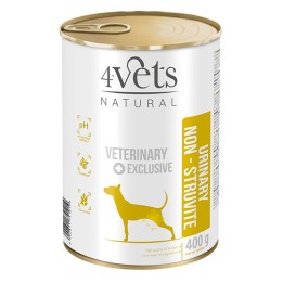 4VETS Natural Urinary No Struvit Cane - cibo umido per cani - 400 g