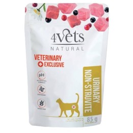 4VETS Naturale Urinario Non-struvite - cibo umido per gatti - 85g