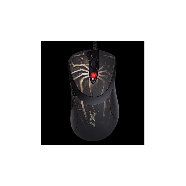 A4Tech Mouse Gaming Laser Anti-Vibrazione XL-747H Destrorso USB Type-A 3600 DPI