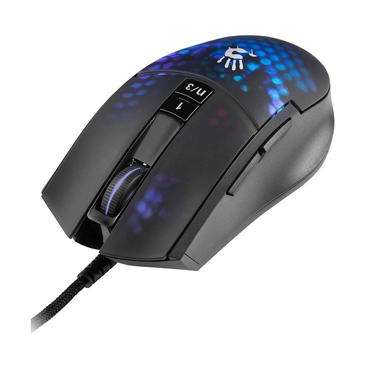 A4Tech BLOODY A4TMYS47113 L65 MAX RGB mouse a nido d'ape (attivato) USB Type-A ottico 12 000 DPI