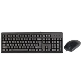 A4Tech KM-720620D Tastiera USB QWERTY Inglese nero