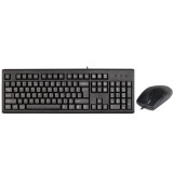 A4Tech KM-720620D Tastiera USB QWERTY Inglese nero