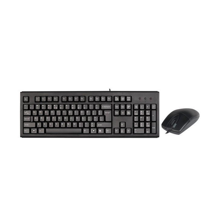 A4Tech KM-720620D Tastiera USB QWERTY Inglese nero