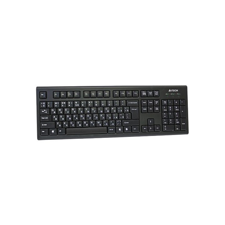 A4Tech KR-85 Tastiera USB QWERTY US Inglese nero