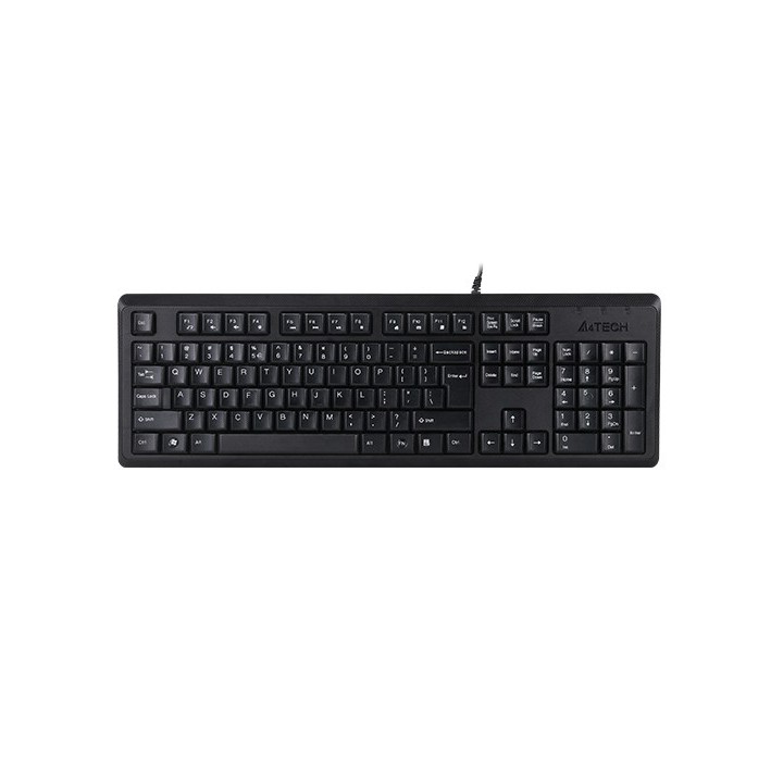 A4Tech KR-92 tastiera universale USB QWERTY inglese nero