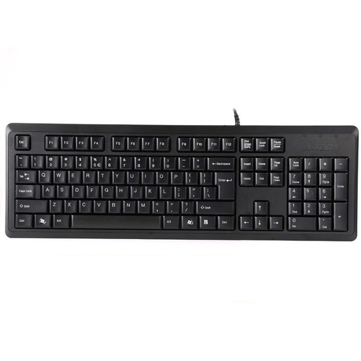 A4Tech KR-92 tastiera universale USB QWERTY inglese nero