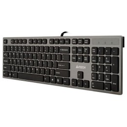 A4Tech KV-300H tastiera USB QWERTY nero grigio