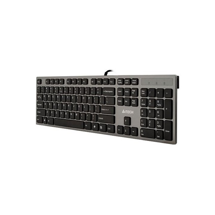 A4Tech KV-300H tastiera USB QWERTY nero grigio